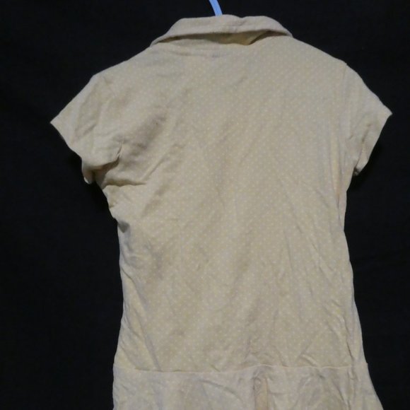 DOUBLE G | 4T | Short Sleeve Polka Dot Dress | Button-Up Front | GUC - Picture 14 of 16